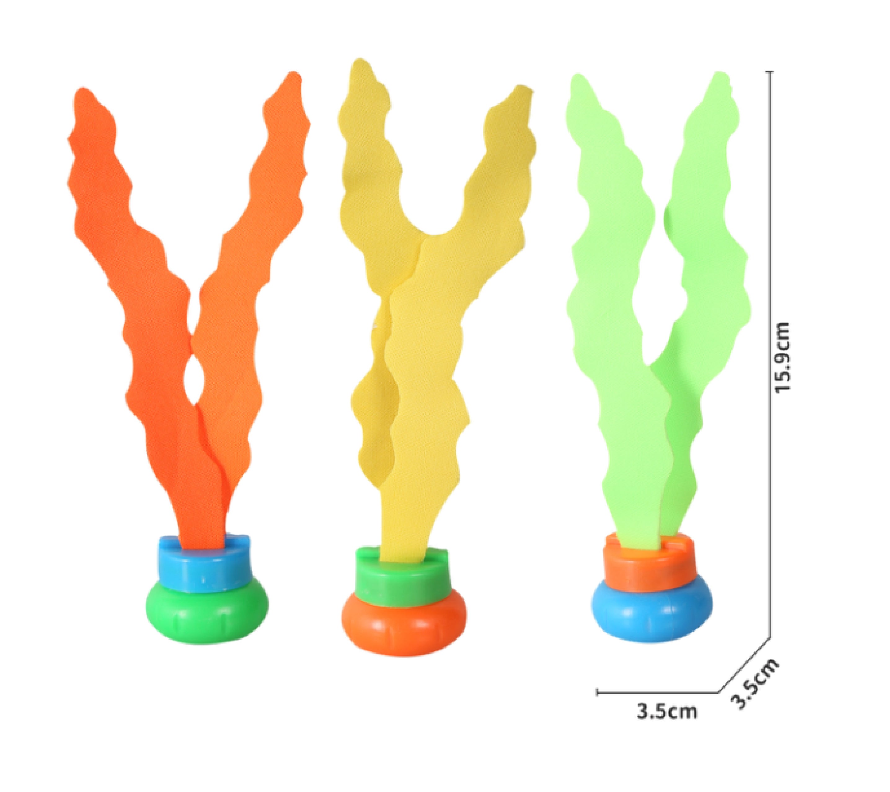 DIVING SEAWEED TOYS 3PCS