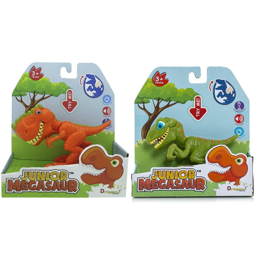 Megasaur Junior Chomping Dinos 3 Astd-MEGASAUR