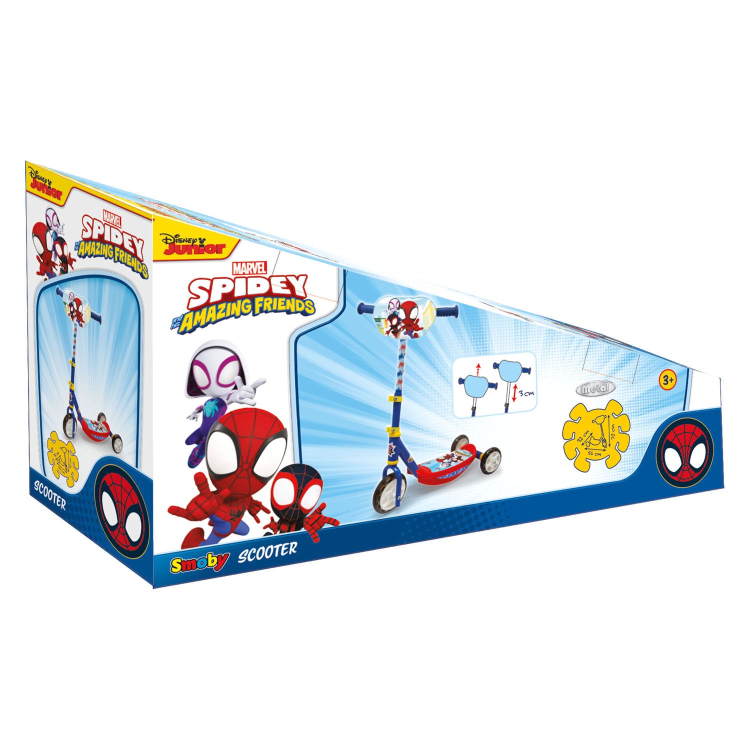 Spidey 3W Scooter-Smoby-3032167509093