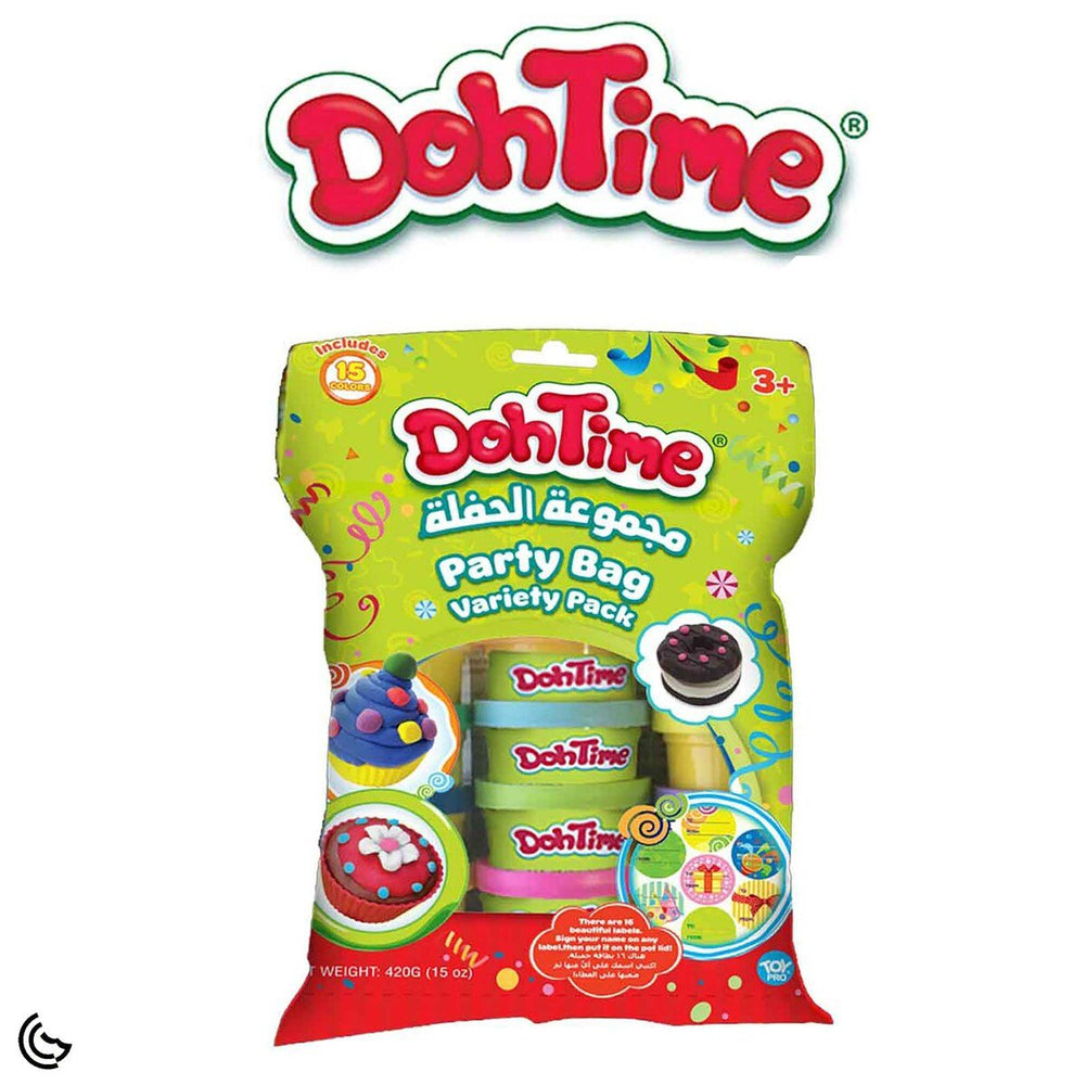 Dohtime Value Pk 1Oz&3Oz Dough Can - Slime & Dough - TOYPRO - Shop in Bahrain