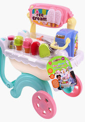 PLAYGO TALKING SCOOPER ICE-CREAM CART B/O - 13 PCS [US IC/SOUND & VOICE]