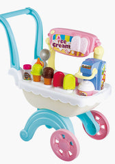 PLAYGO TALKING SCOOPER ICE-CREAM CART B/O - 13 PCS [US IC/SOUND & VOICE]