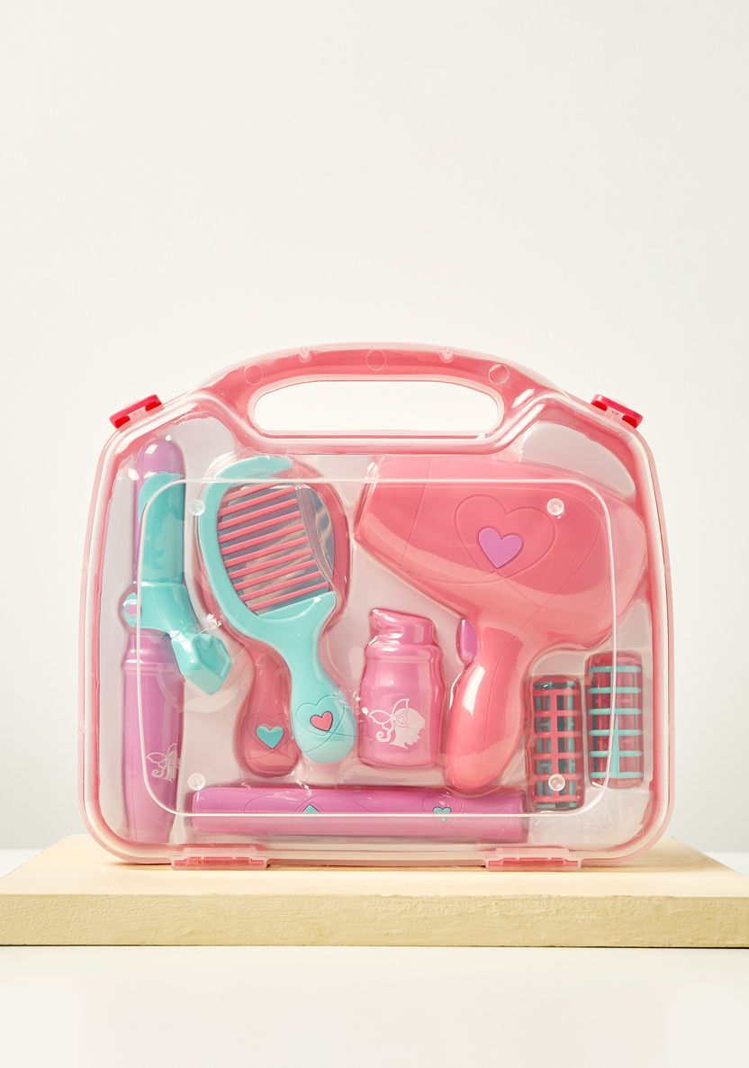 PLAYGO HAIR STYLIST CARRY CASE B/O - 11 PCS *