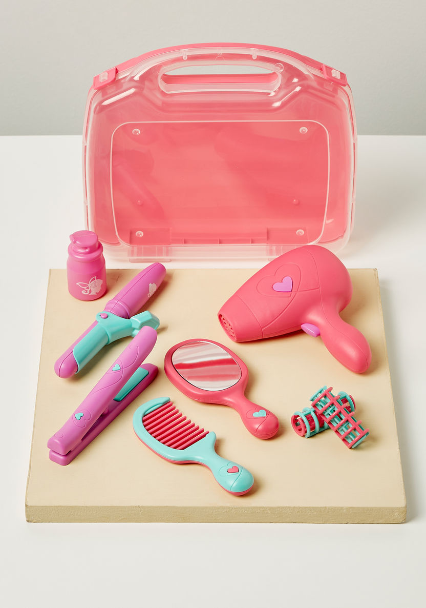 PLAYGO HAIR STYLIST CARRY CASE B/O - 11 PCS *
