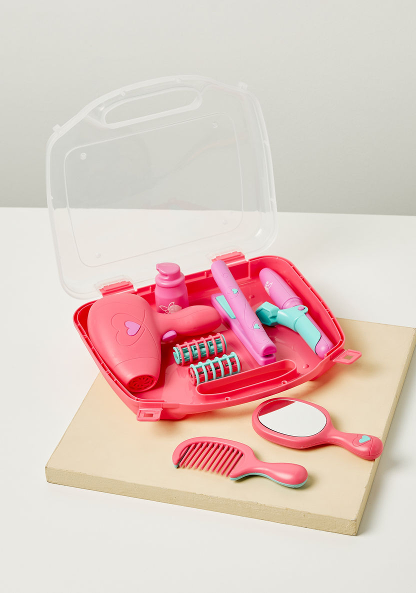 PLAYGO HAIR STYLIST CARRY CASE B/O - 11 PCS *