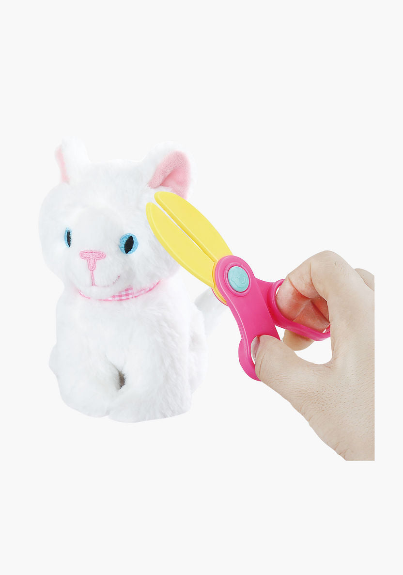 PLAYGO PET CARE CARRIER -  KITTEN - 7 PCS (PLUSH KITTEN INCLUDED)