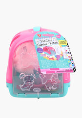 PLAYGO PET CARE CARRIER -  KITTEN - 7 PCS (PLUSH KITTEN INCLUDED)