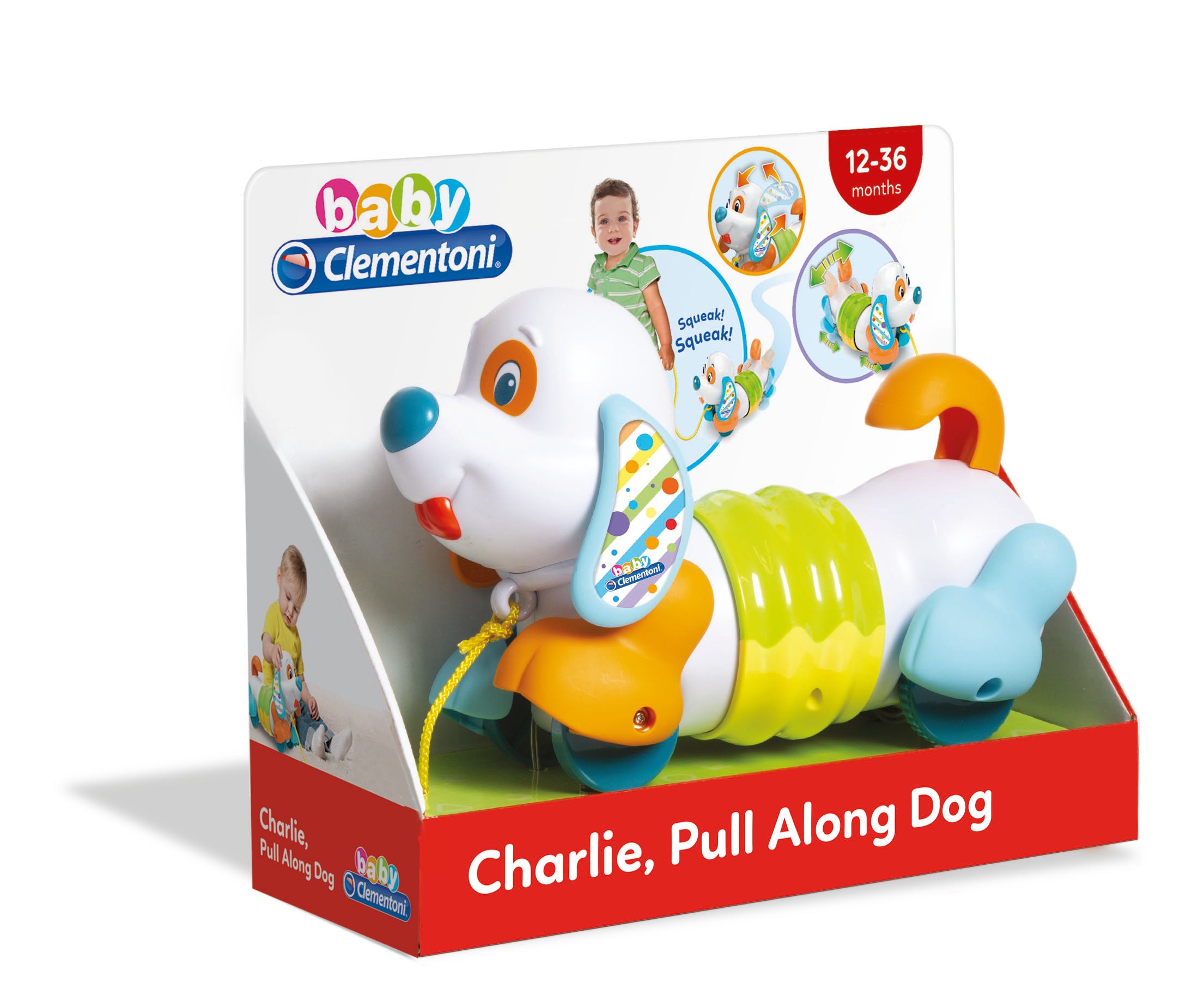 CLEMENTONI BABY PULL ALONG DOG