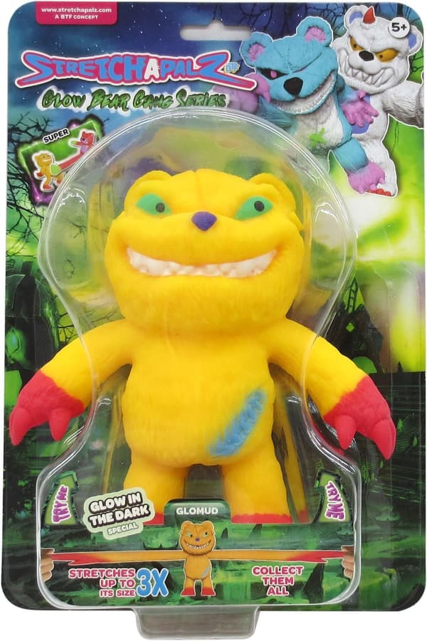 Stretchapalz 14cm characters - GLOW EVIL GANG SERIES-RANDOM