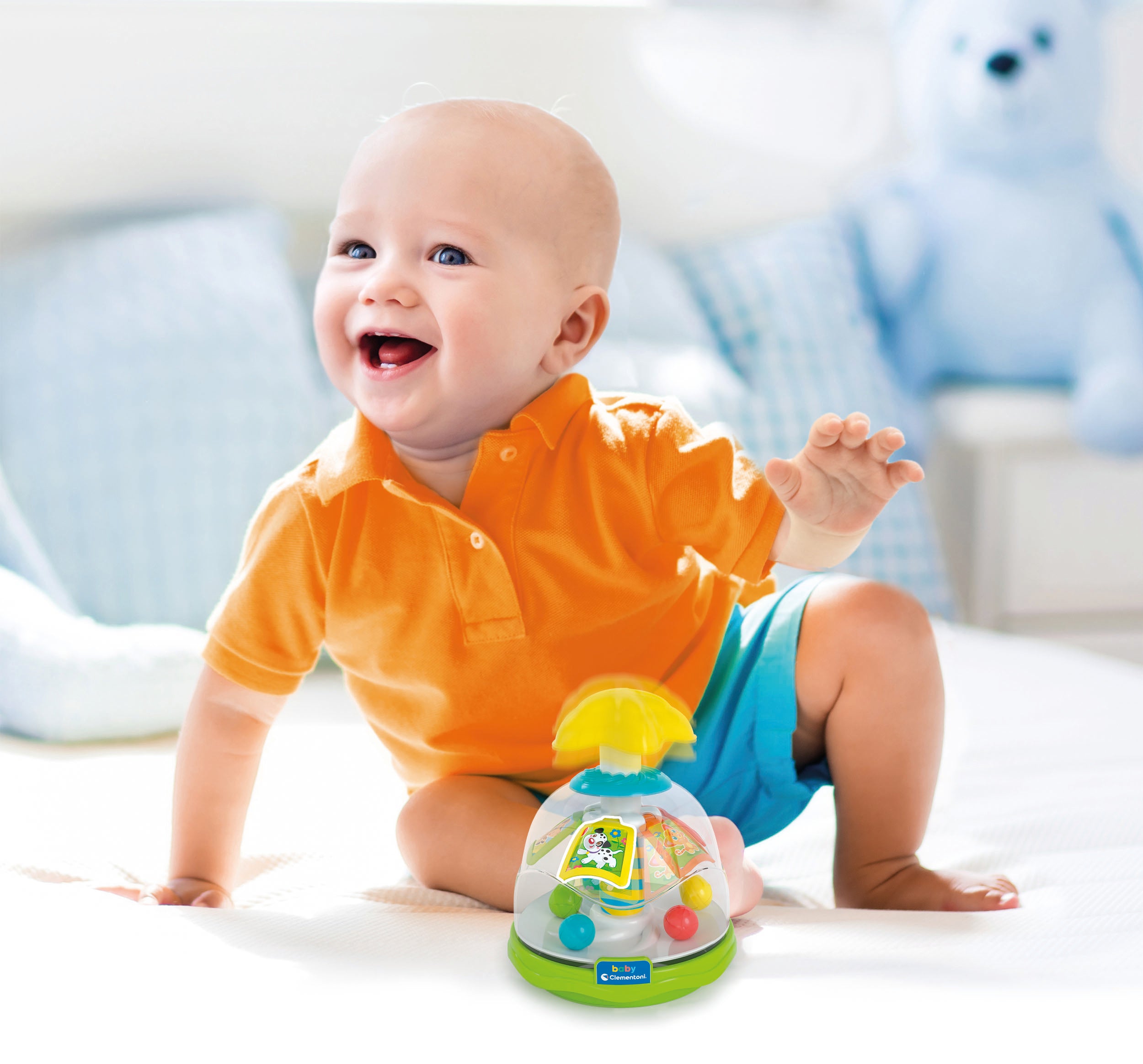 CLEMENTONI BABY HAPPY ANMALS SPINING TOP
