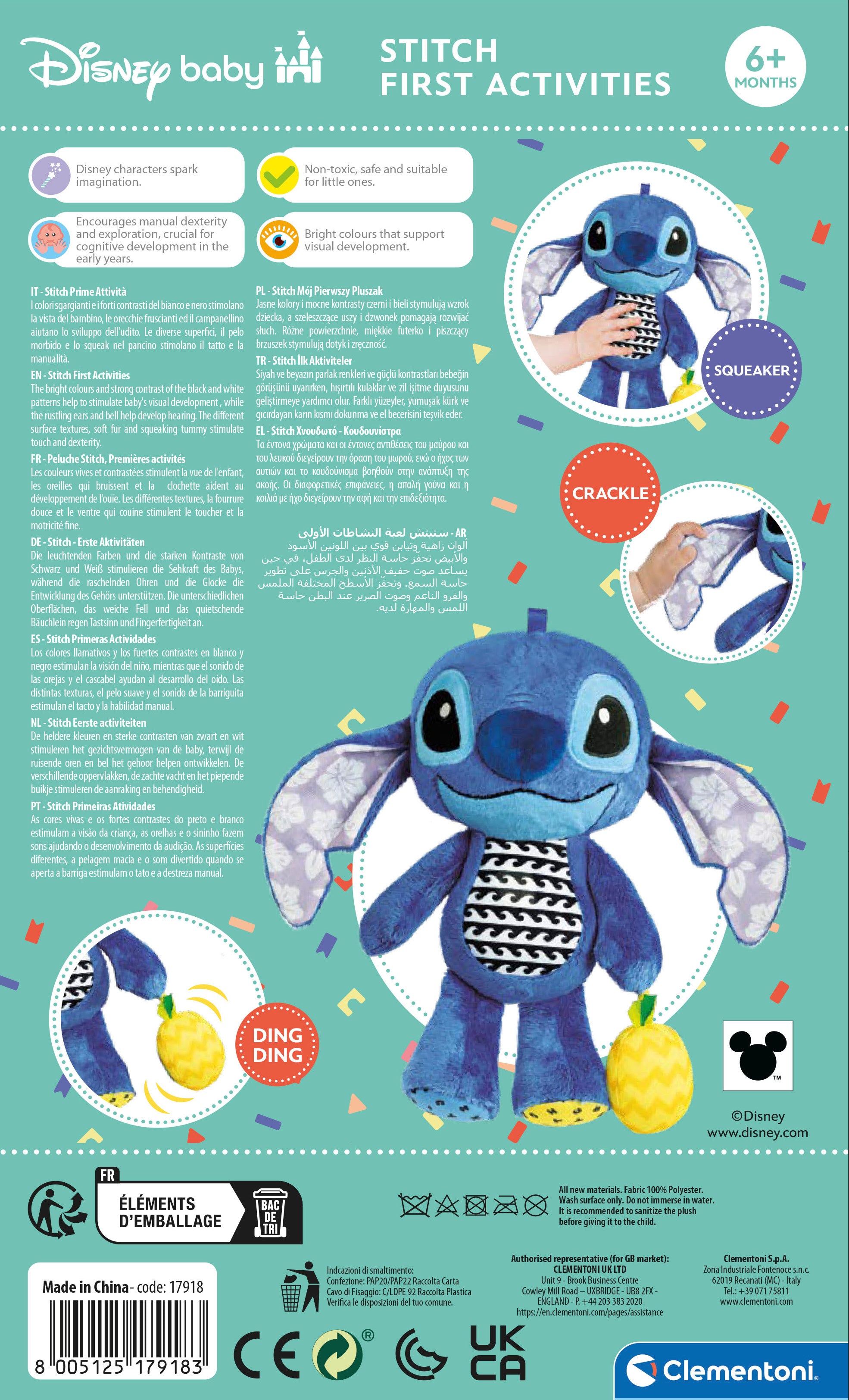 DISNEY BABY STITCH FIRST ACTIVITY