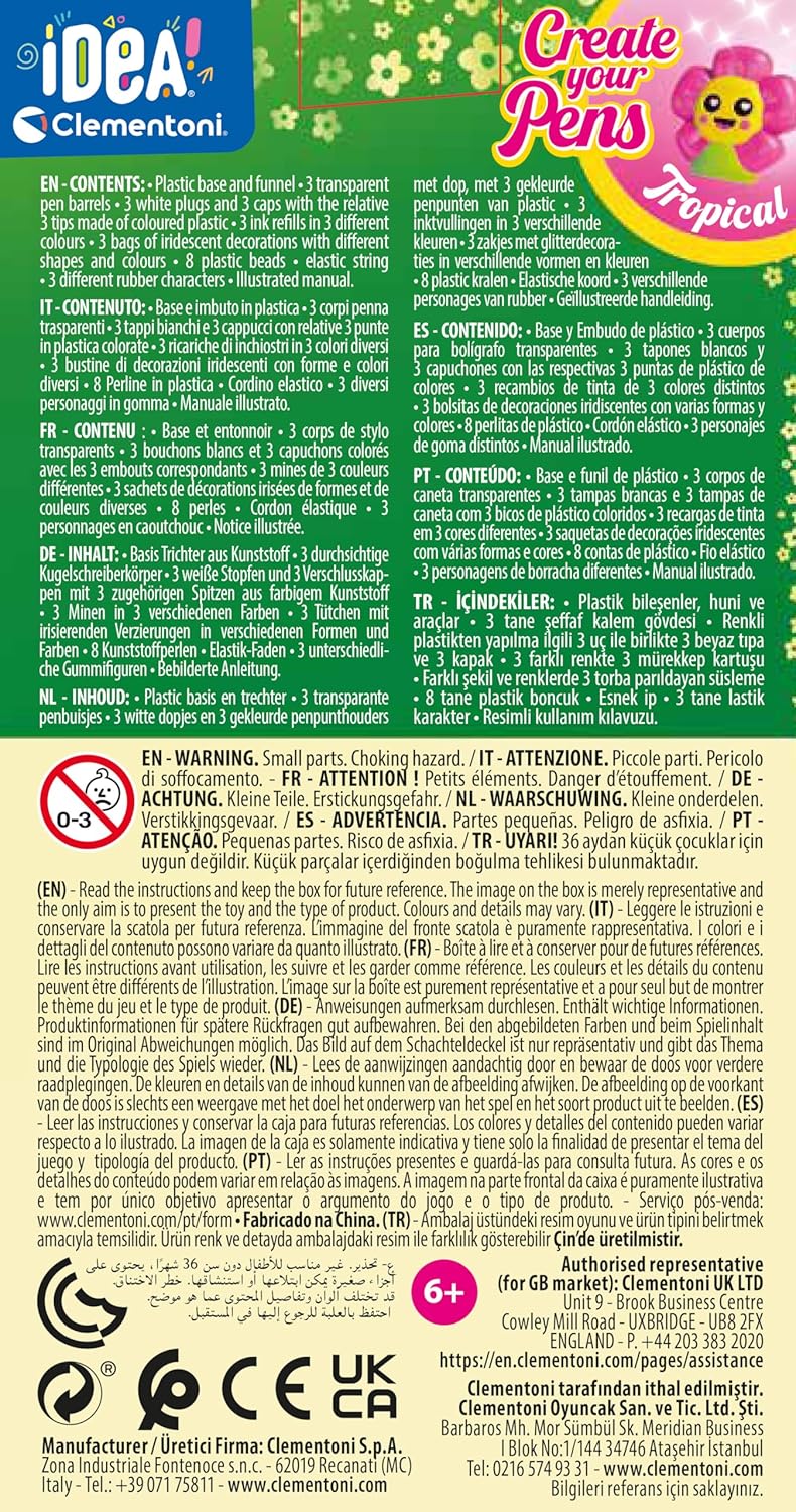 CLEMENTONI IDEA TROPICAL PENS
