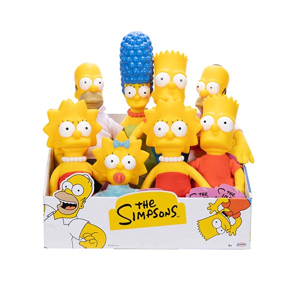 The Simpsons Basic Plush wave#1 Asst.5Cdu(Assorted - Includes 1)-Plush Toys-The Simpsons-192995175457