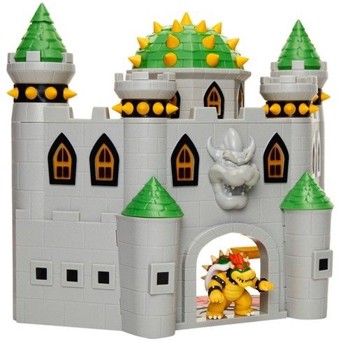Nintendo 2.5" Bowser'S Castle Playset Deluxe-ACTION FIGURES & PLAYSETS-World of Nintendo-192995400207