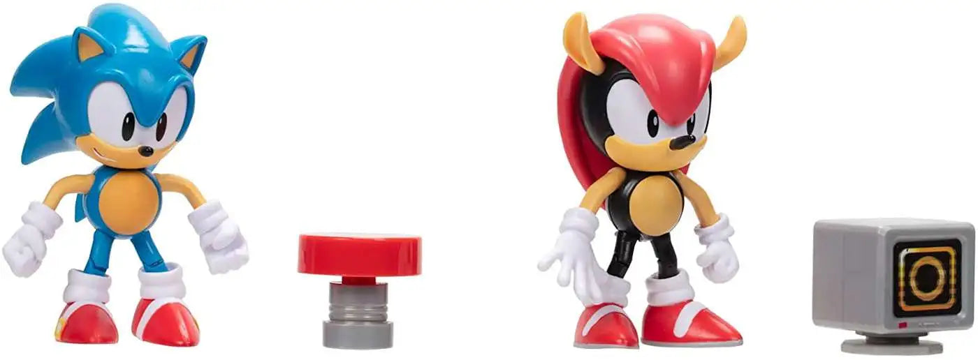 Sonic 4 Fig 2-Pack Classic Sonic&Mighty-Sonic The Hedgehog-192995415560