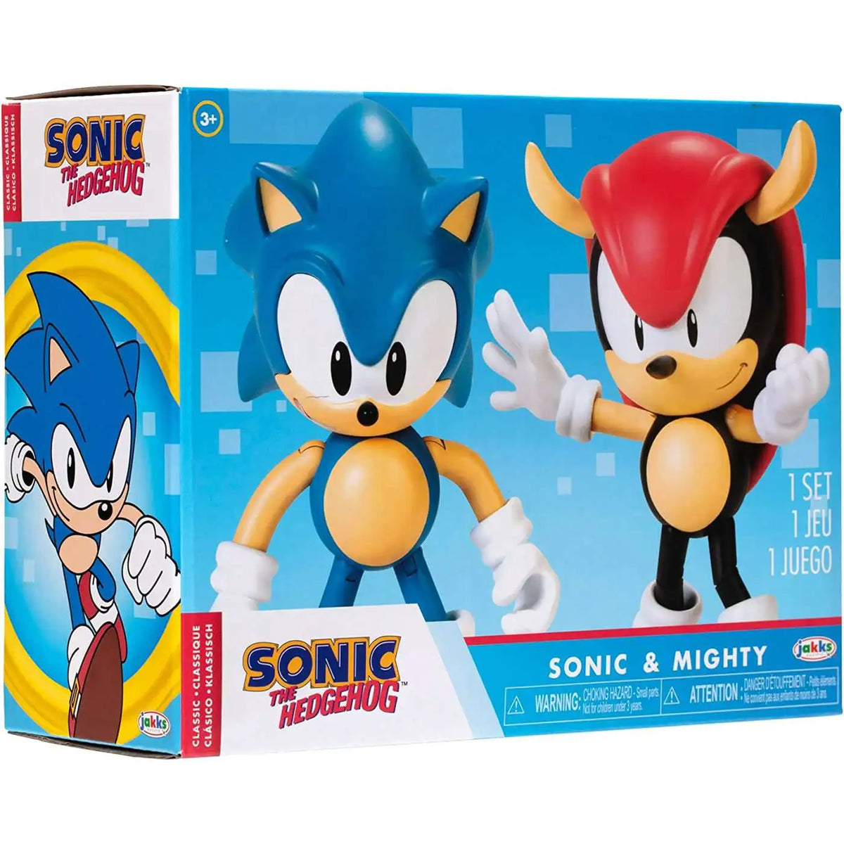 Sonic 4 Fig 2-Pack Classic Sonic&Mighty-Sonic The Hedgehog-192995415560