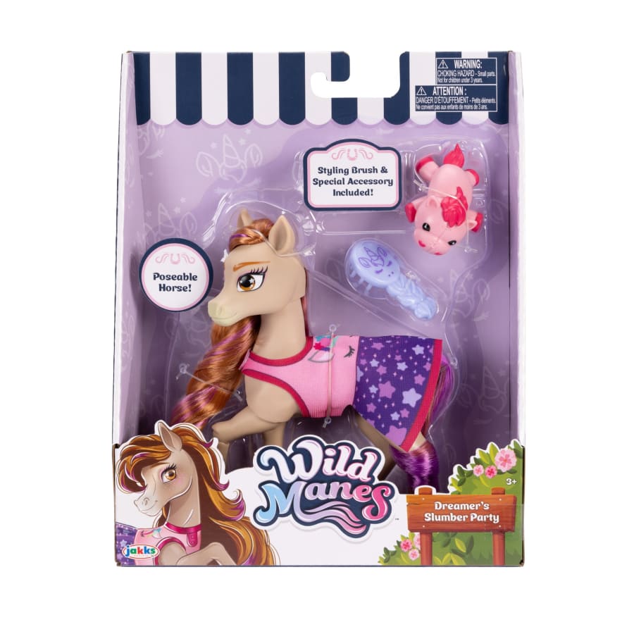 Wild Manes Core Horses Asst. 4(Assorted - Includes 1)-Dolls & Accessories-Wild Manes-192995723337