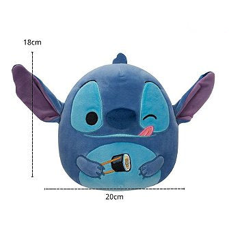 SQK - Little Plush (8" Disney Stitch Holding Sushi)