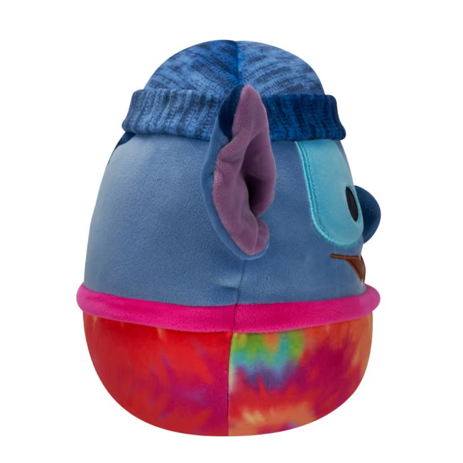 SQK - Little Plush (8" Disney Stitch Wearing Beanie and Tie Dye)