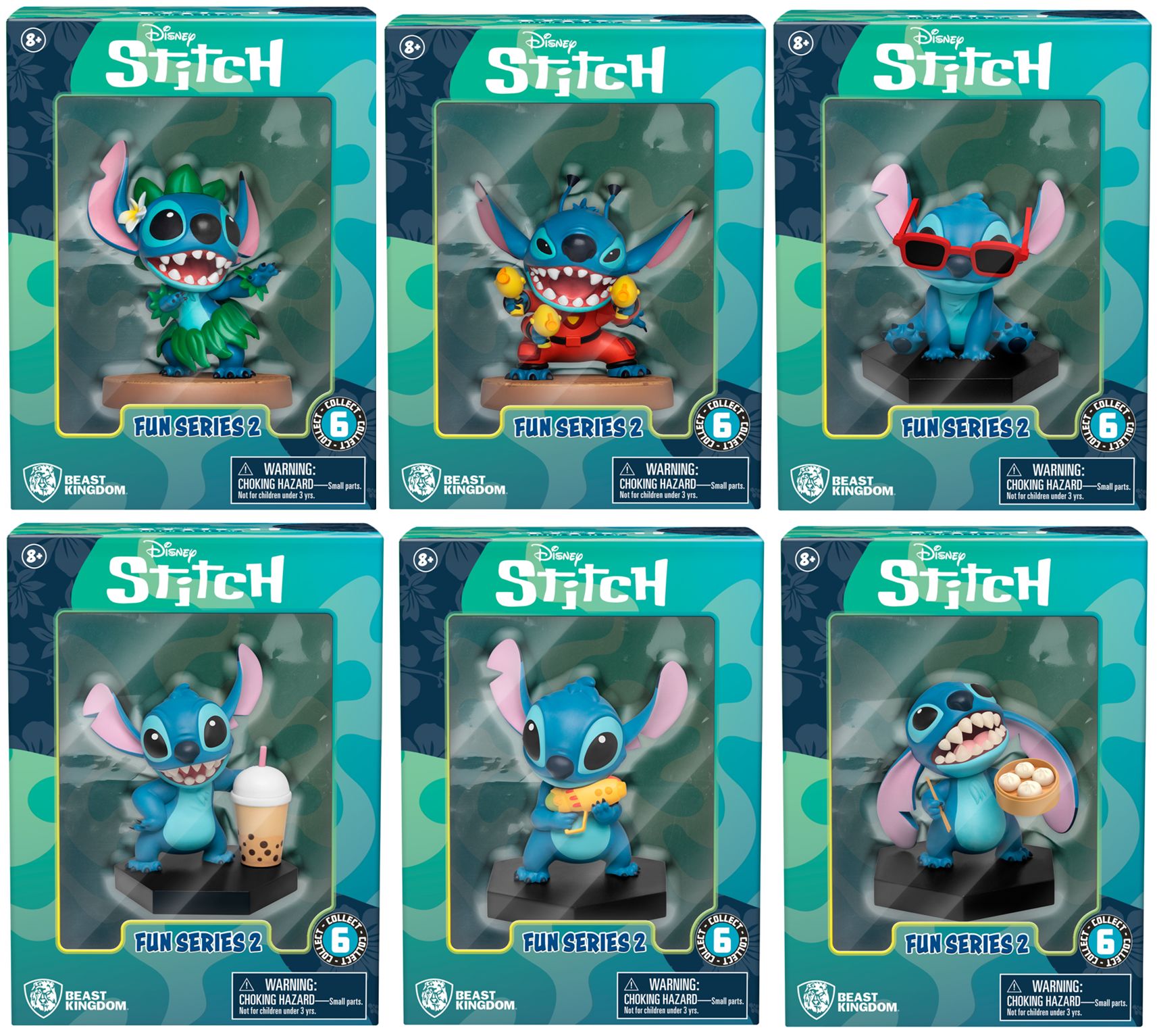 LILO&STITCH FUN SERIES 2 W/WIND BOX 6ASS