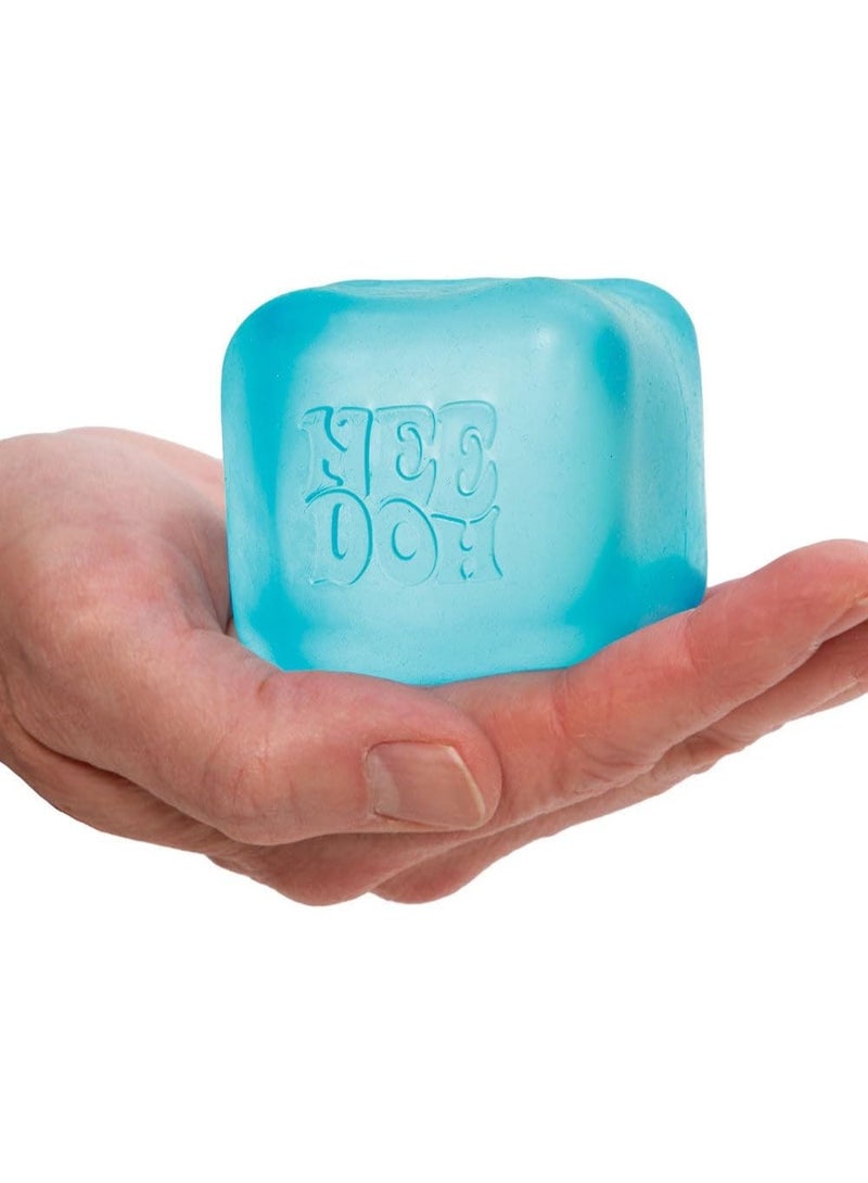 Nice Cube Super Solid Squish Squeeze Fidget Sensory Toy Blue
