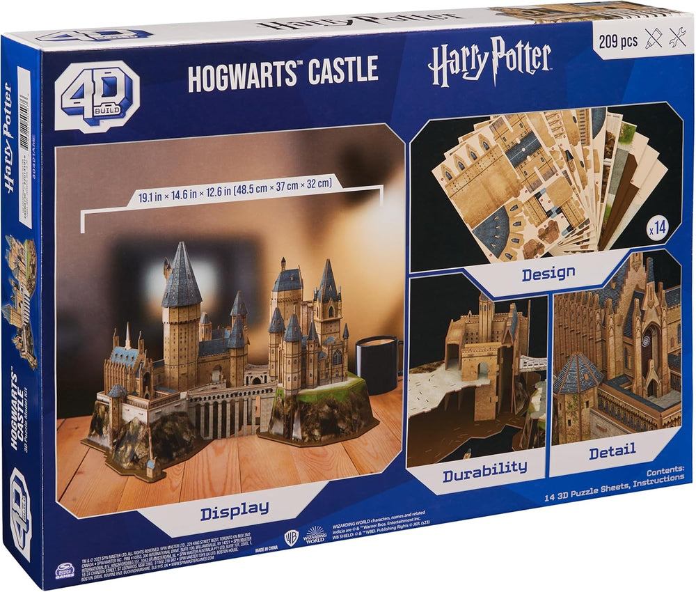 Puzzle 4D Harry Potterhogwarts Cstl Lrge by Cardinal Games for kids - educational