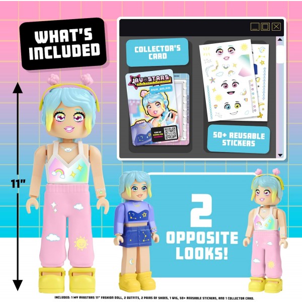 Avastars Core Doll 2.0 - Diva Am/Pm-Dolls & Accessories-Wow Wee-771171126027
