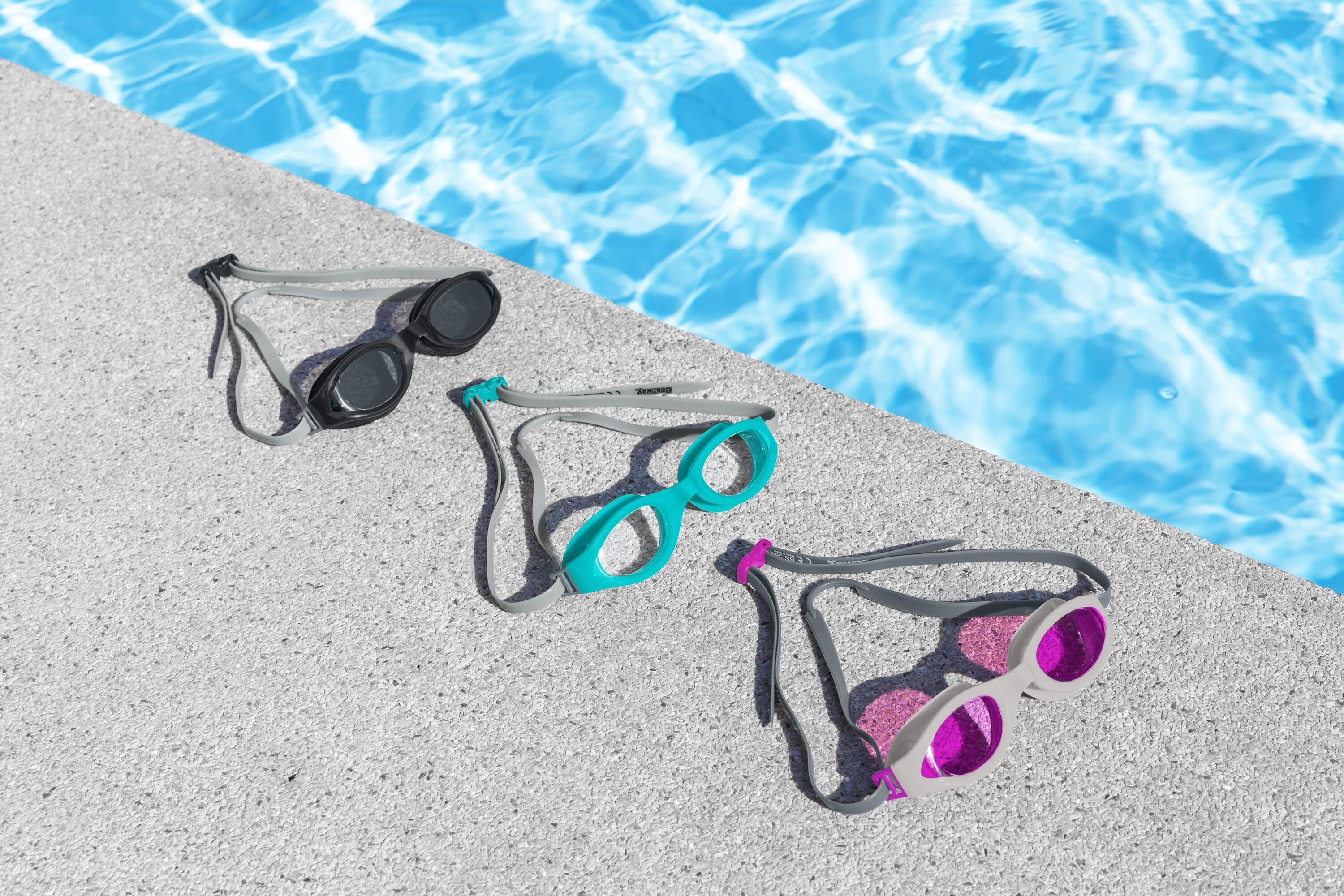 BWAY HYDROSWIM IX-1400 GOOGLES 3PACK