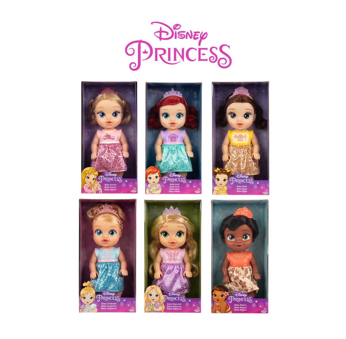 DPRINCESS BABY VALUE DOLL 12 6ASST