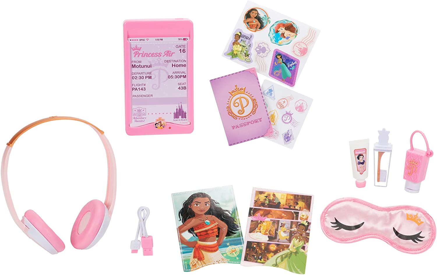 Disney Princess Style Deluxe Suitcase Set-Dolls & Accessories-JAKKS-