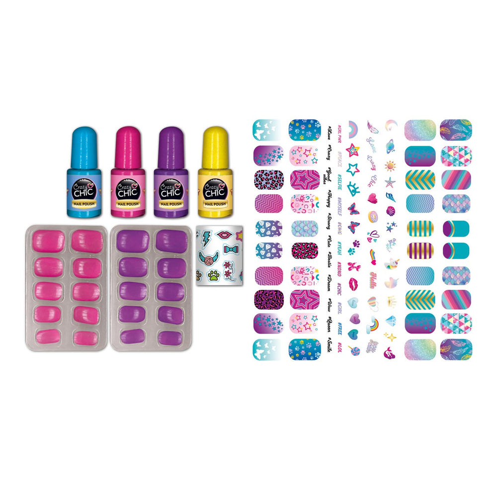 Clementoni Crazychic Shiny Nails-Makup-CLEMENTONI-