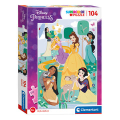 Clem. Puzzle Disney Princess Park 104Pcs