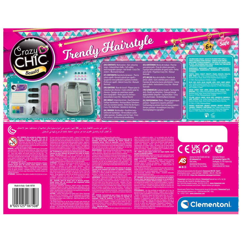 Clementoni Crazychic Trendy Hairtsyles-Makup-CLEMENTONI-