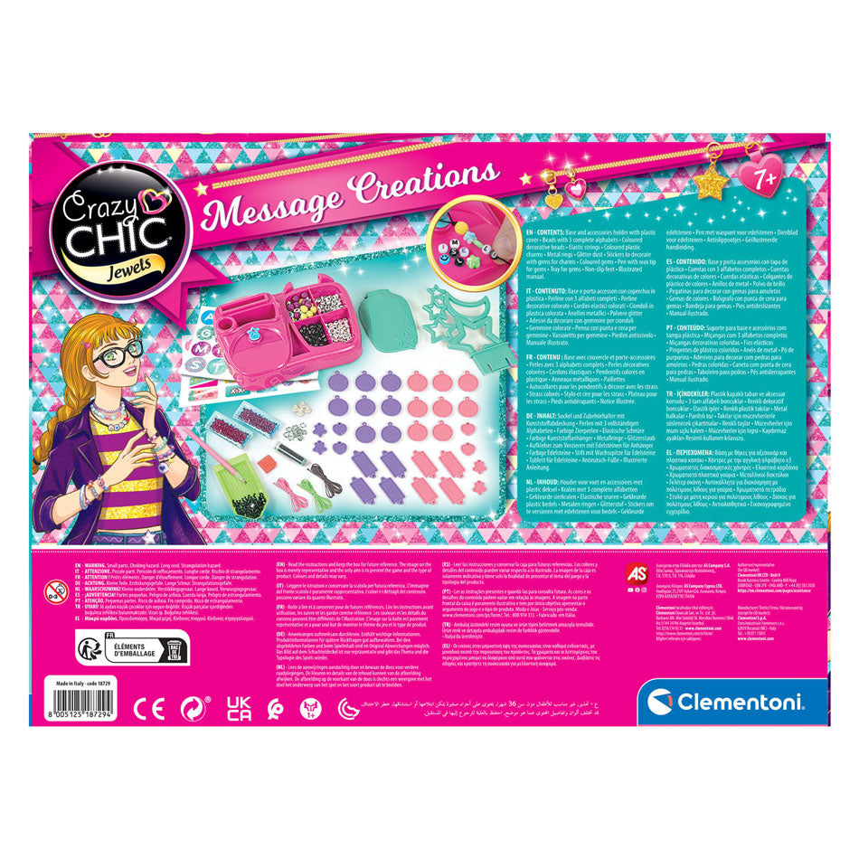 D8A2Clementoni Crazychic Message Creatio-Makup-CLEMENTONI-