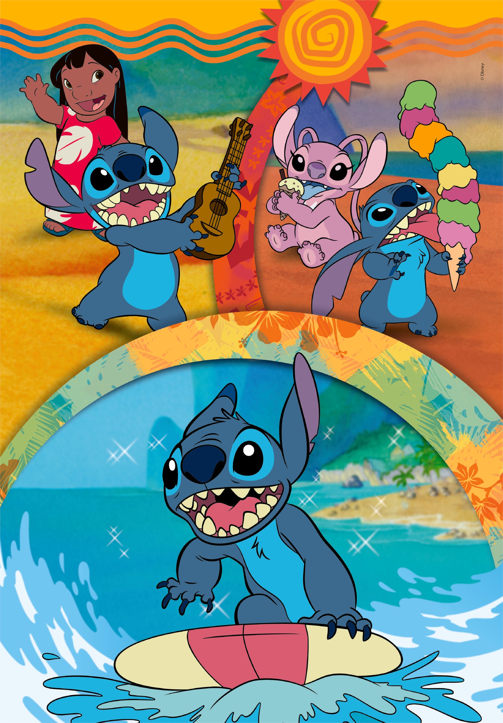 CLEM. PUZZLE STITCH SUMMER COOL 104PCS