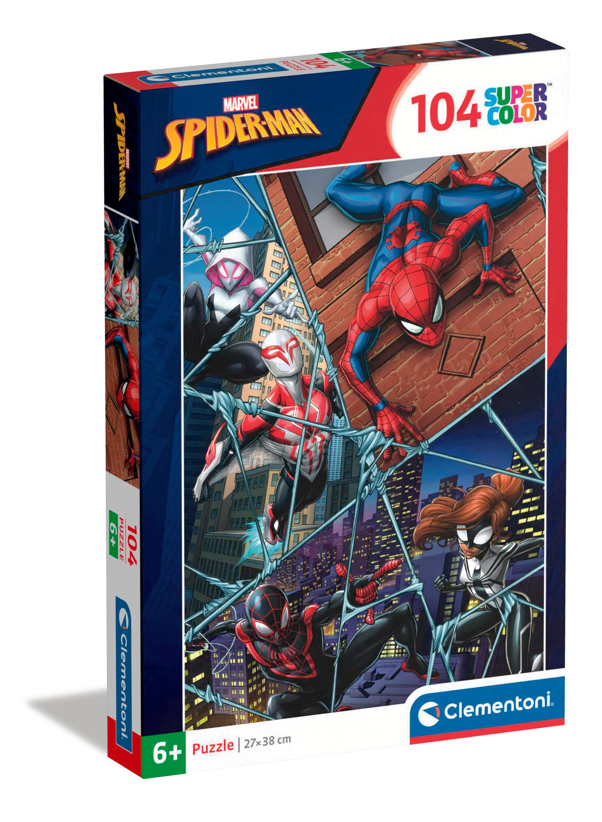 CLEM. PUZZLE SPIDERMAN SWARMING 104PCS