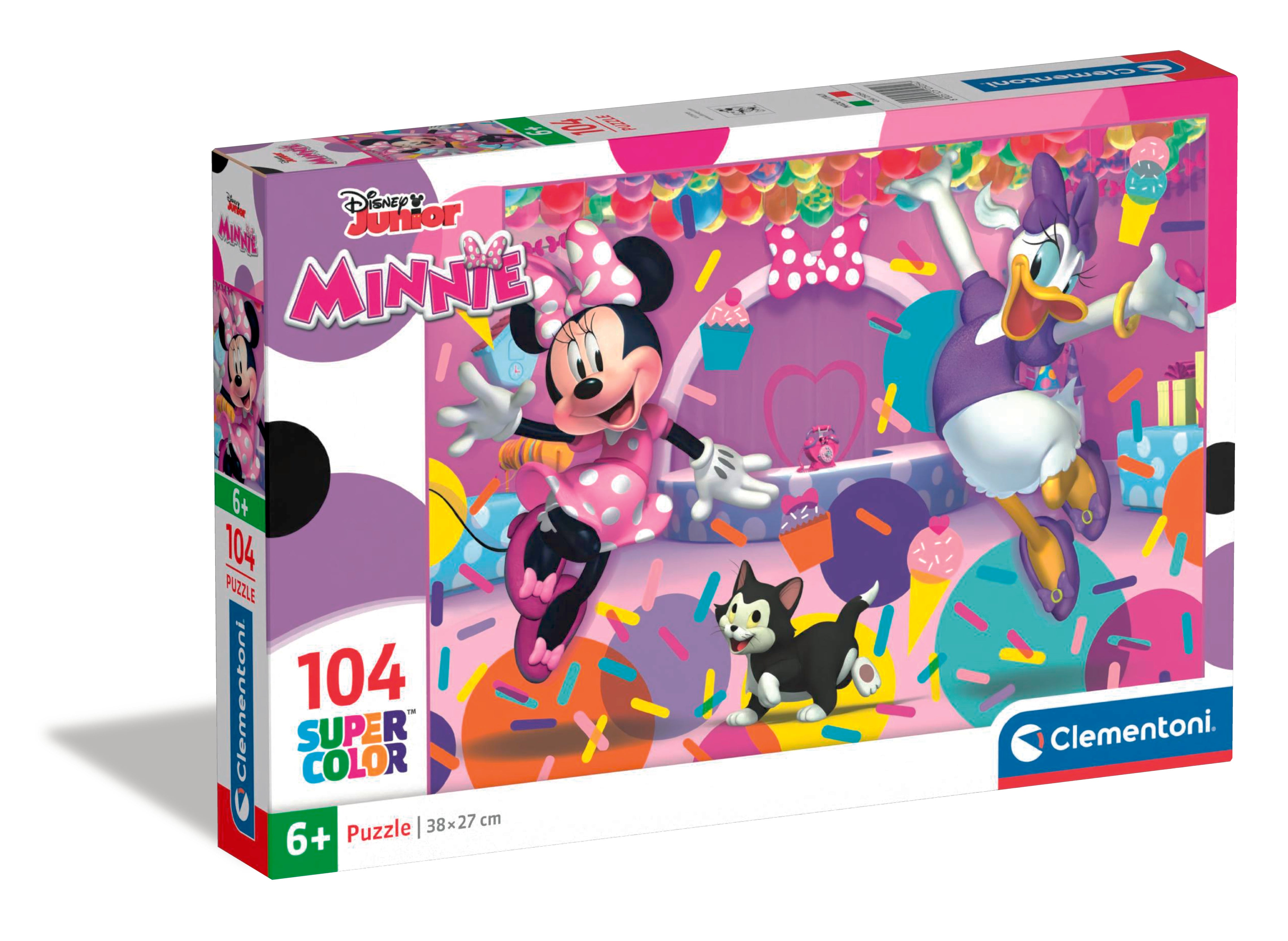 CLEM. PUZZLE MINNIE PARTY TIME 104PCS