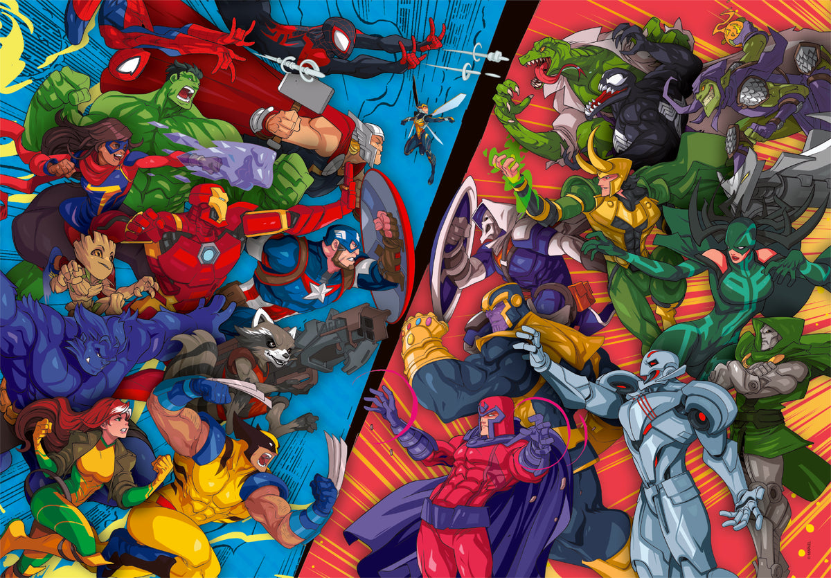 CLEM. PUZZLE MARVEL HEROES VS VILLAIN104