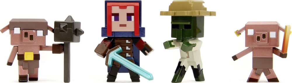 Minecraft 4-Pack Figure 2,5, Wave 2-JADA-4006333088445