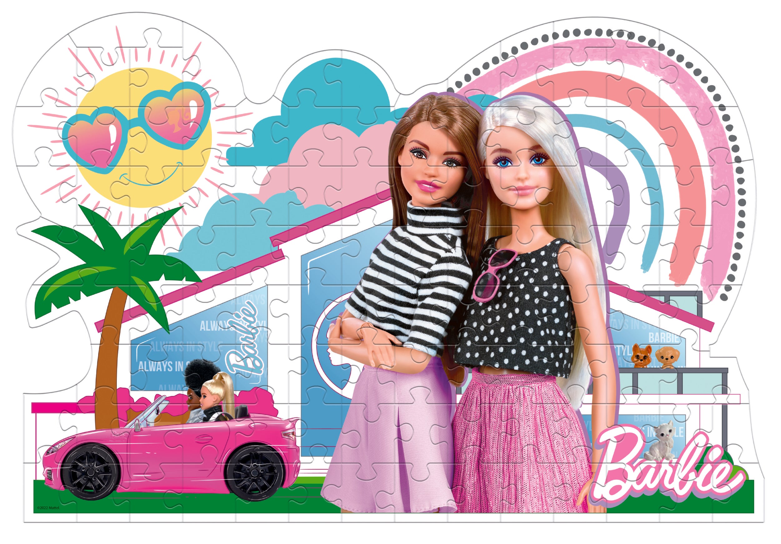 CLEM. PUZZLE BARBIE&SUMMER 104PCS