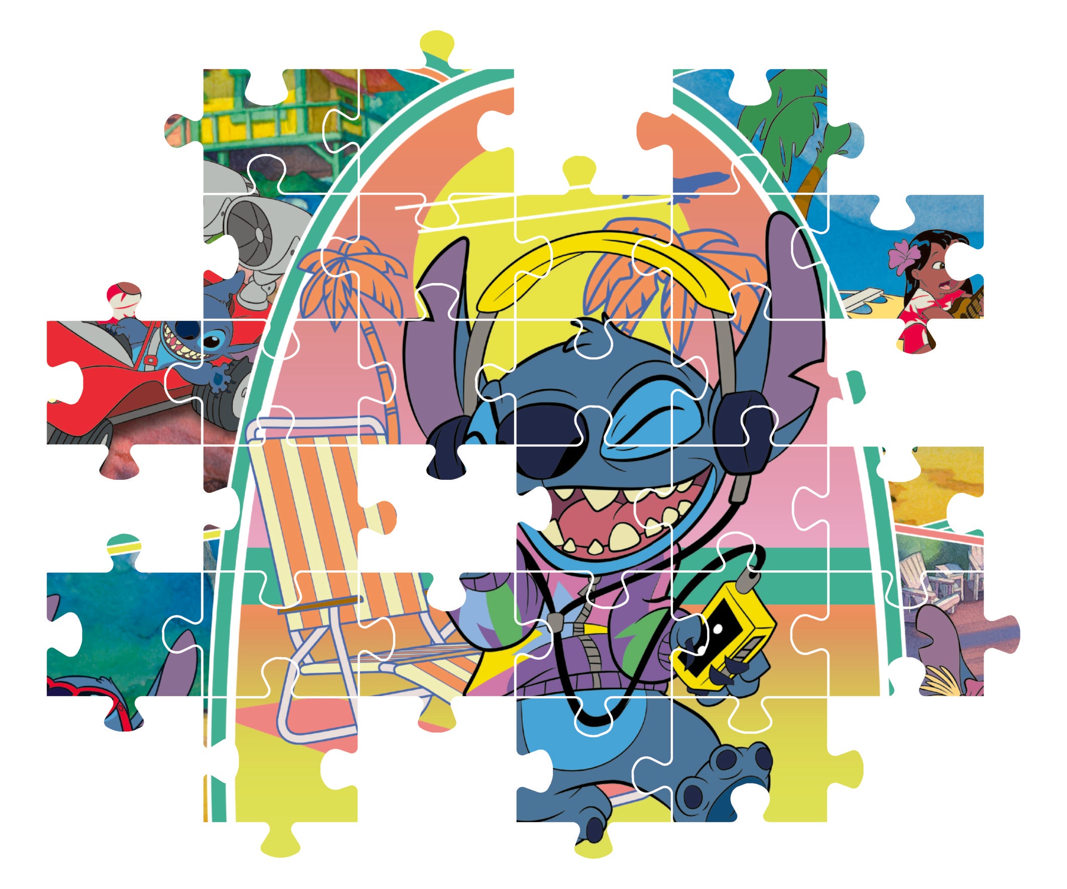 CLEM. PUZZLE ADVENTURER STITCH 180PCS