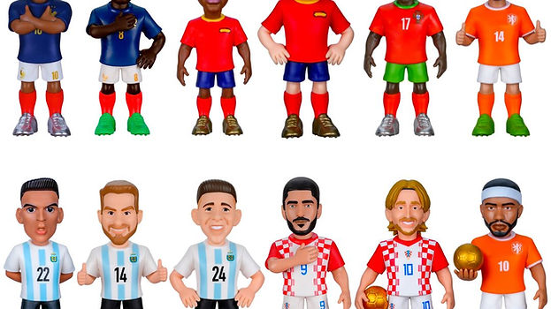 World Stars - Minix Football Figures Generic Assorted Pack | Official Collectible