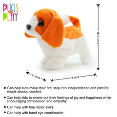 Pugs At Play Wlkng Buddy 6.5 B/O Value-Plush Toys-STRIDE-
