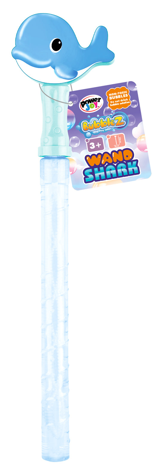 P.JOY BUBBLE WAND WHALE 39CM CDU24 WOC