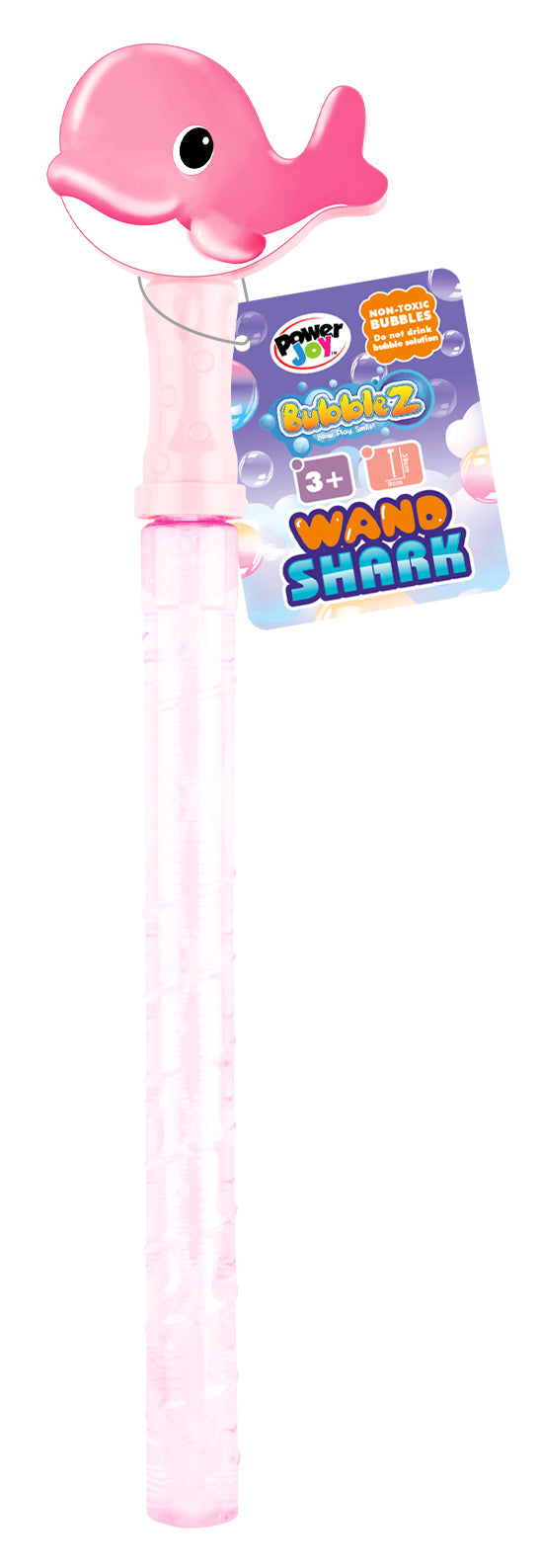 P.JOY BUBBLE WAND WHALE 39CM CDU24 WOC