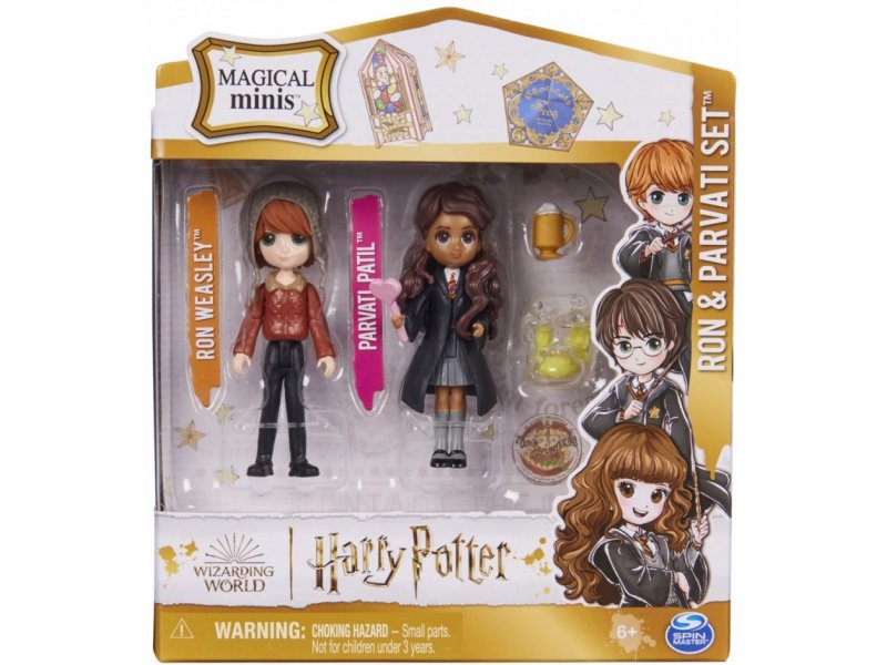 Ww Magical Mini Frndshp Pack-Ron&Pavarti-Dolls & Accessories-Wizarding World-778988431818