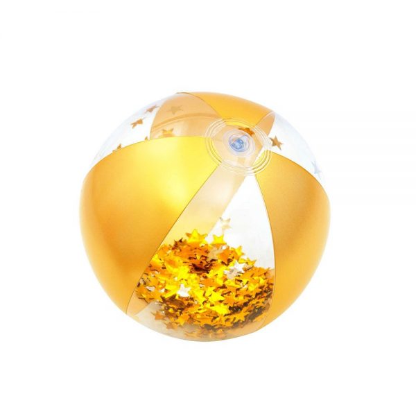 BWAY BEACH BALL GLITTER AST 41CM Default Title