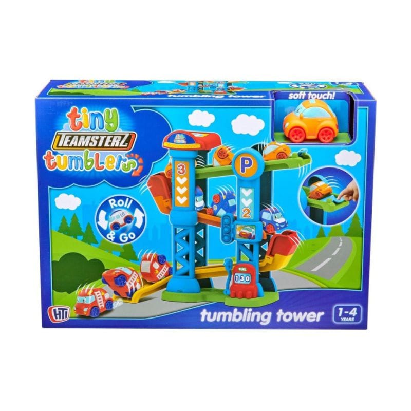 Tiny Teamsterz Tumblers Tumbling Tower With 1 Car