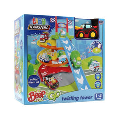 Tiny Teamsterz Beep and Go Twisting Tower With 1 Car