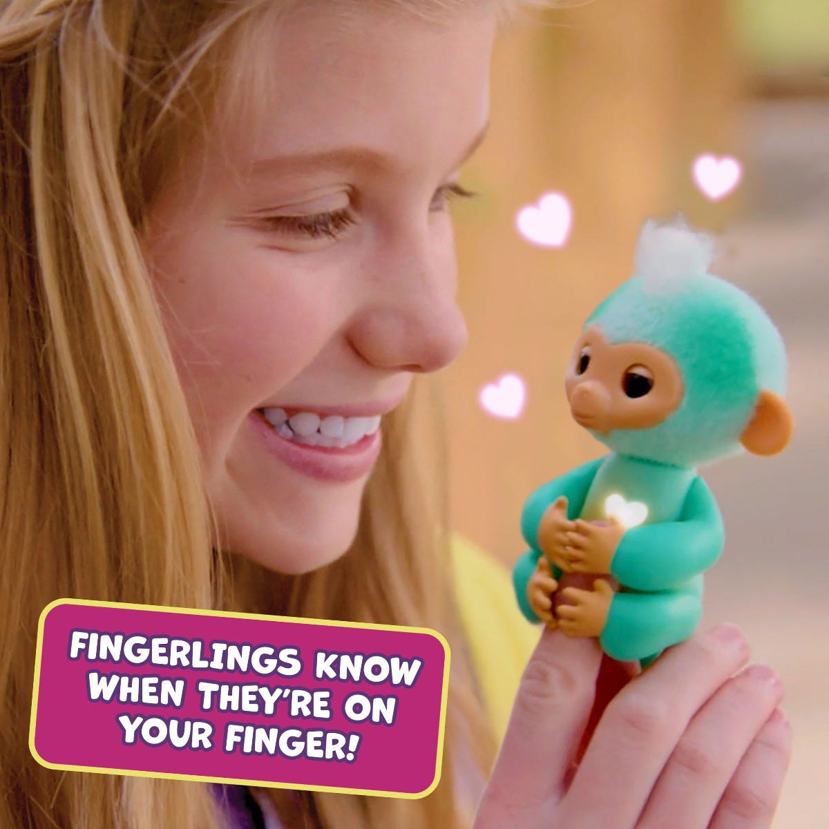 Fingerlings 2.0 Monkey - Blue Leo-GIFTS & NOVELTIES-Wow Wee-